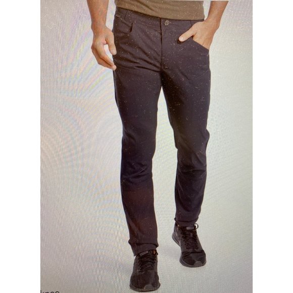 Kuhl Renegade Rock Climbing Hiking Pants Men 36x32 Ink Black Bottom Hem Cinch - Picture 7 of 16